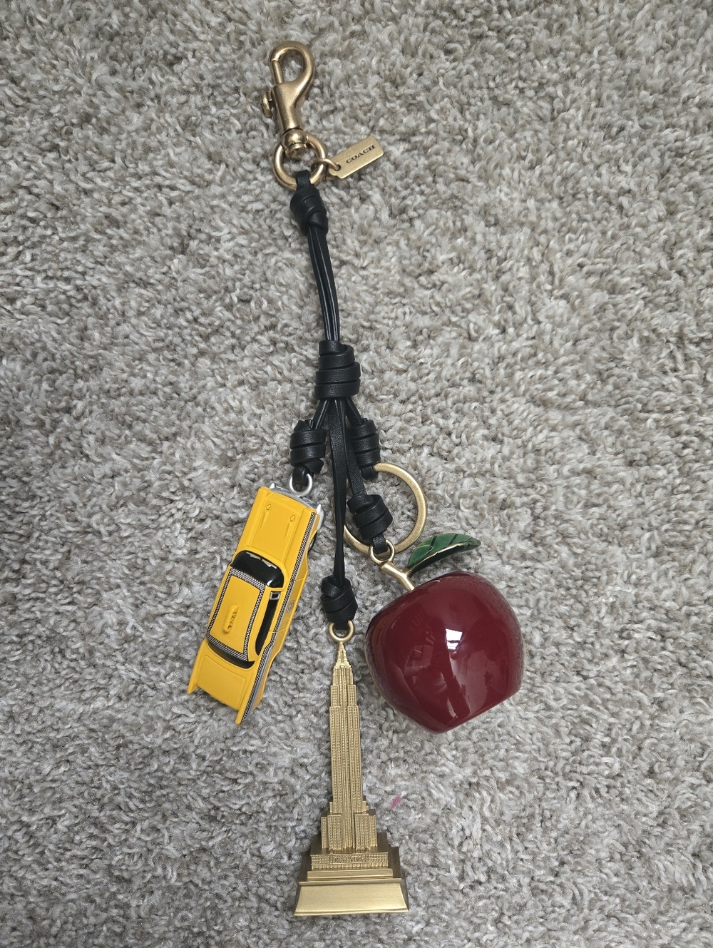 Coach Small New York Cluster Bag Charm